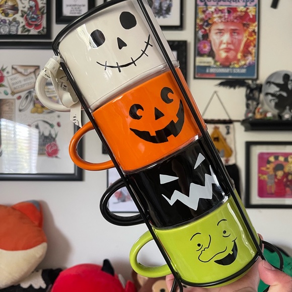 Dining New Rae Dunn Halloween Mug Stacker Poshmark